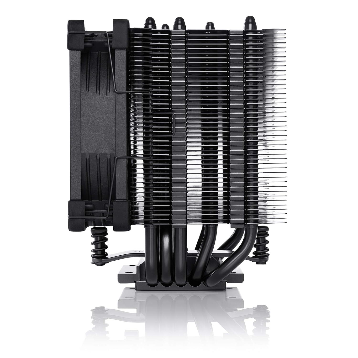 A large main feature product image of Noctua NH-U9S Chromax Black - Multi-Socket PWM CPU Cooler