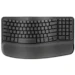 A product image of EX-DEMO Logitech Wave Keys Ergonomic Wireless Keyboard (Graphite)