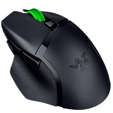 A large main feature product image of EX-DEMO Razer Basilisk V3 X HyperSpeed - Ergonomic RGB Wireless Gaming Mouse