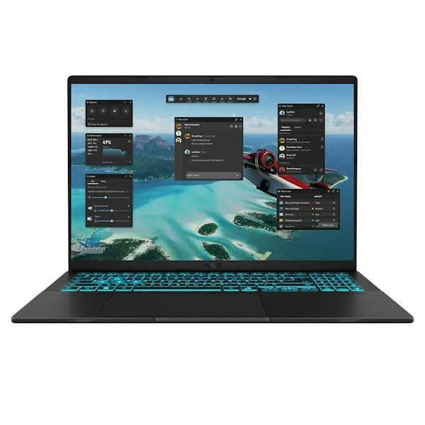 ASUS Gaming V16 (V3607) - 16" 144Hz, Ultra 7 240H, RTX 5060, 32GB/1TB - Win 11 Notebook