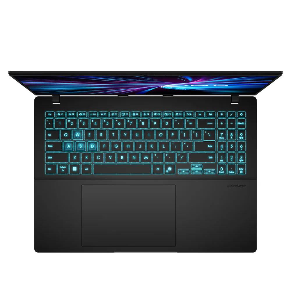 A large main feature product image of ASUS Gaming V16 (V3607) - 16" 144Hz, Ultra 7 240H, RTX 5060, 32GB/1TB - Win 11 Notebook