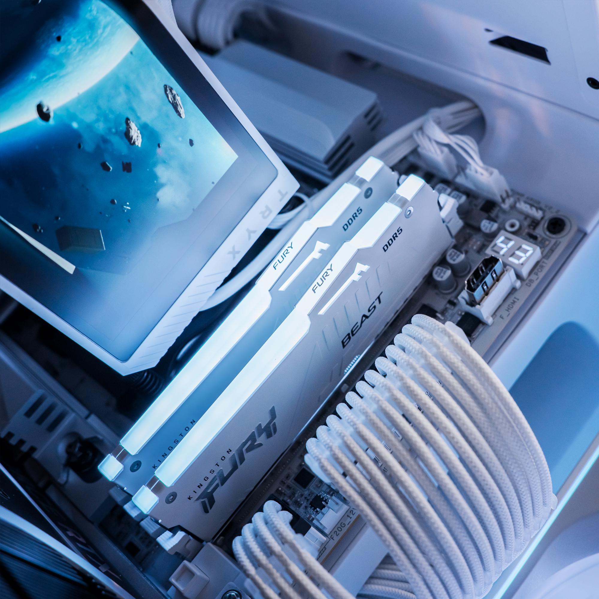 A large main feature product image of PLE Apollo RTX 5090 Prebuilt Ready To Go Gaming PC