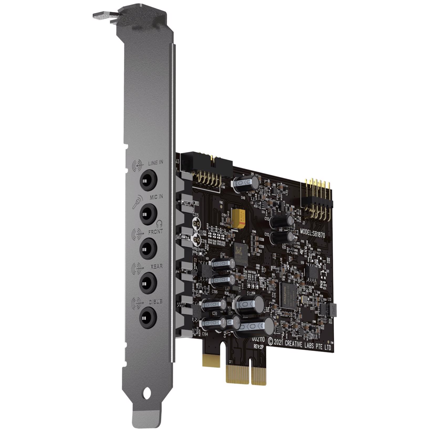 A large main feature product image of EX-DEMO Creative Sound Blaster Audigy FX V2 PCI-E Sound Card