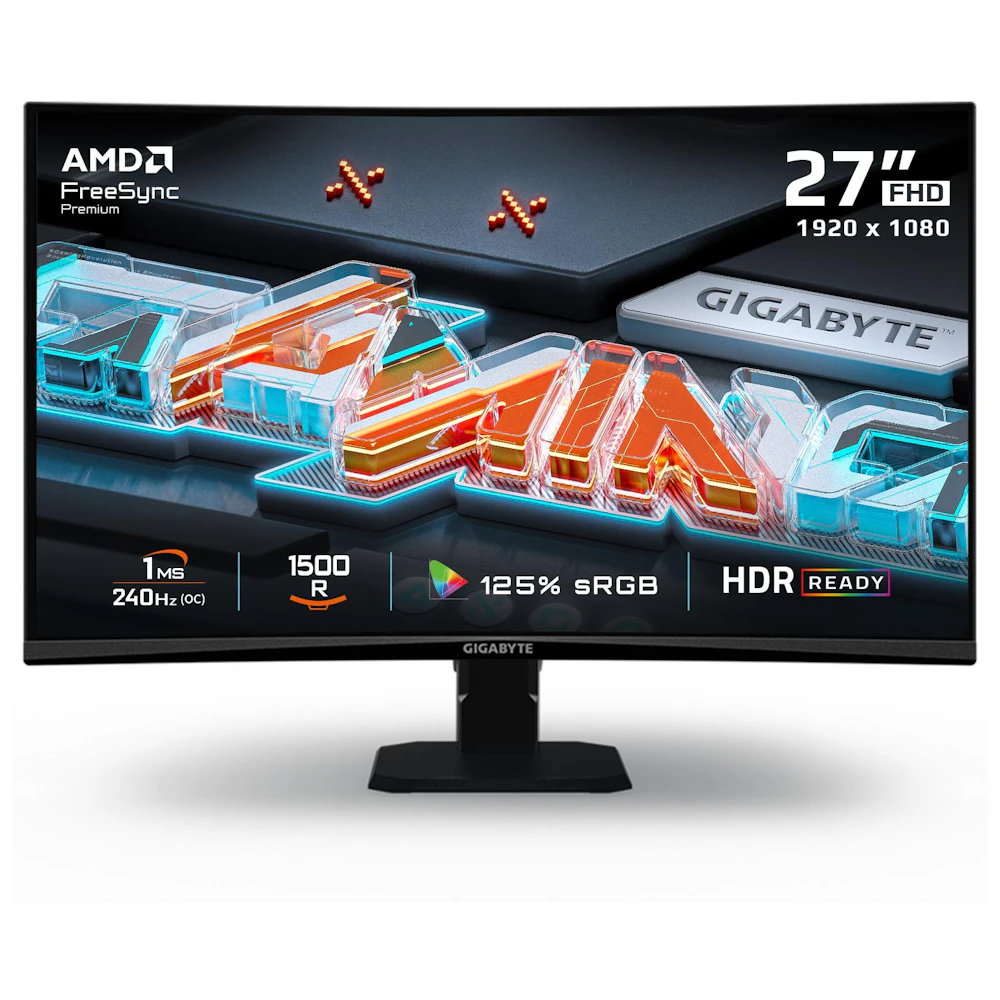 Gigabyte GS27FC2 - 27" Curved 1080p 240Hz VA Gaming Monitor