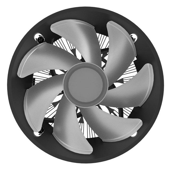 A large main feature product image of Thermaltake UX150 ARGB CPU Cooler