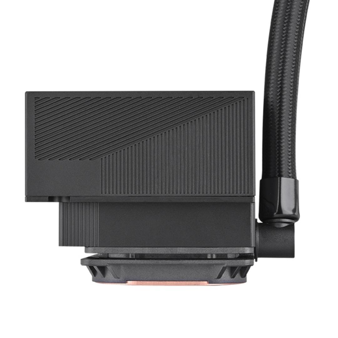 A large main feature product image of Thermaltake LB360 Ultra - ARGB Customizable 3.95" LCD Display 360mm AIO Liquid CPU Cooler (Black)