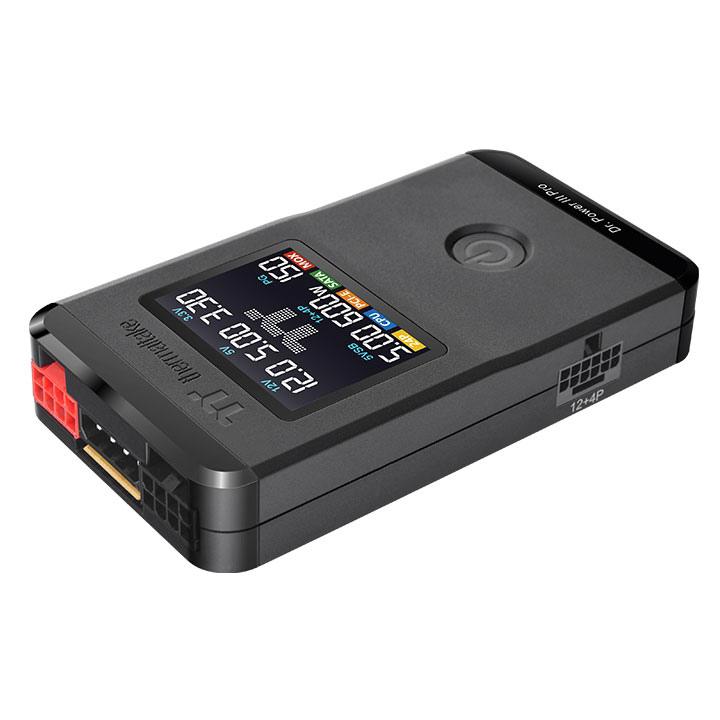 A large main feature product image of Thermaltake Dr. Power III Pro Power Supply Tester