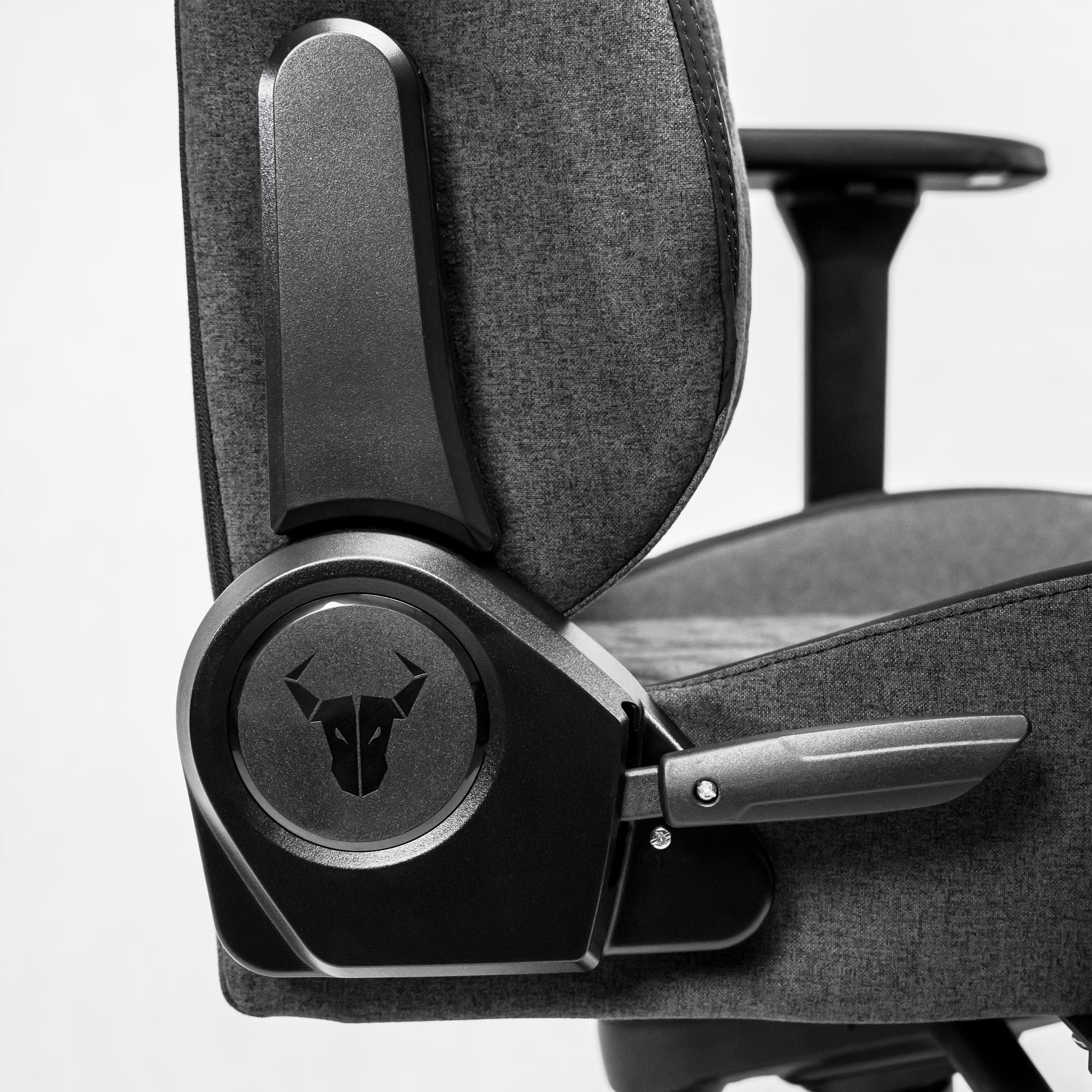 A large main feature product image of BattleBull Crosshair XL+ Gaming Chair - Dark Grey Weave