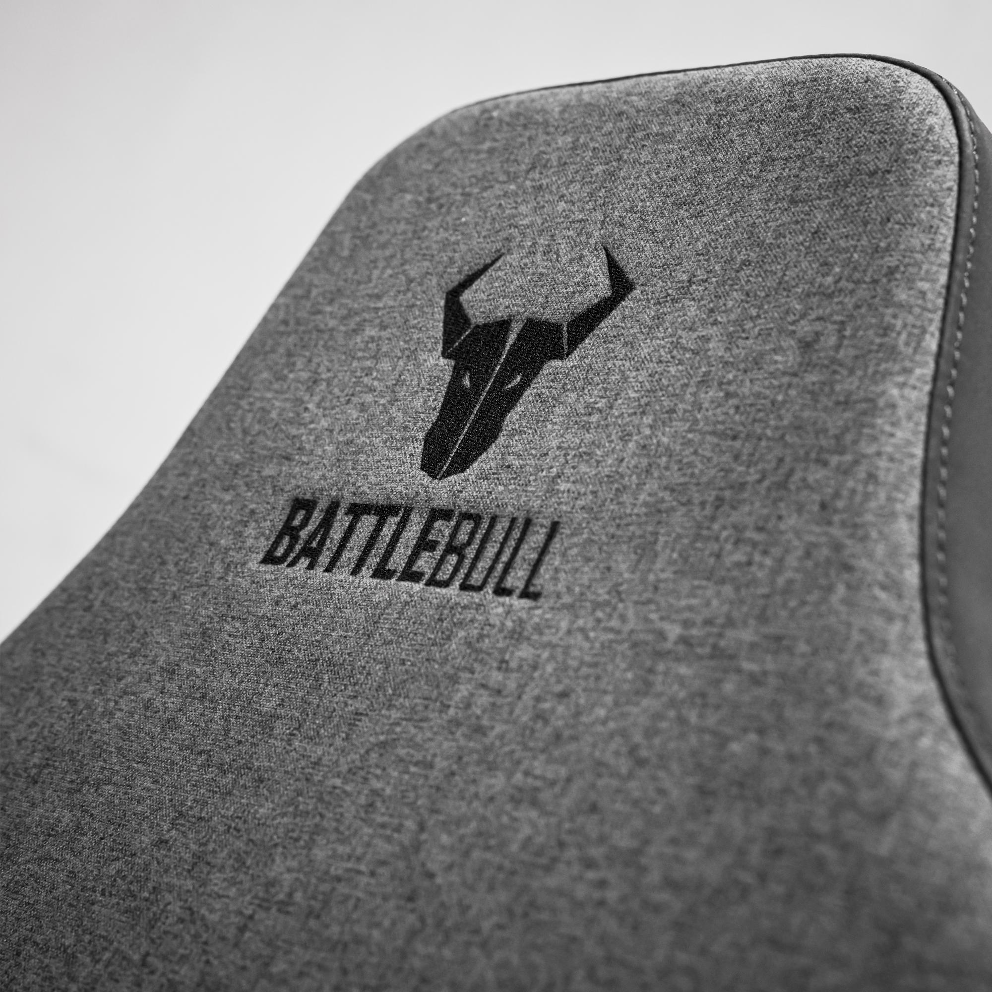 A large main feature product image of BattleBull Crosshair XL+ Gaming Chair - Dark Grey Weave
