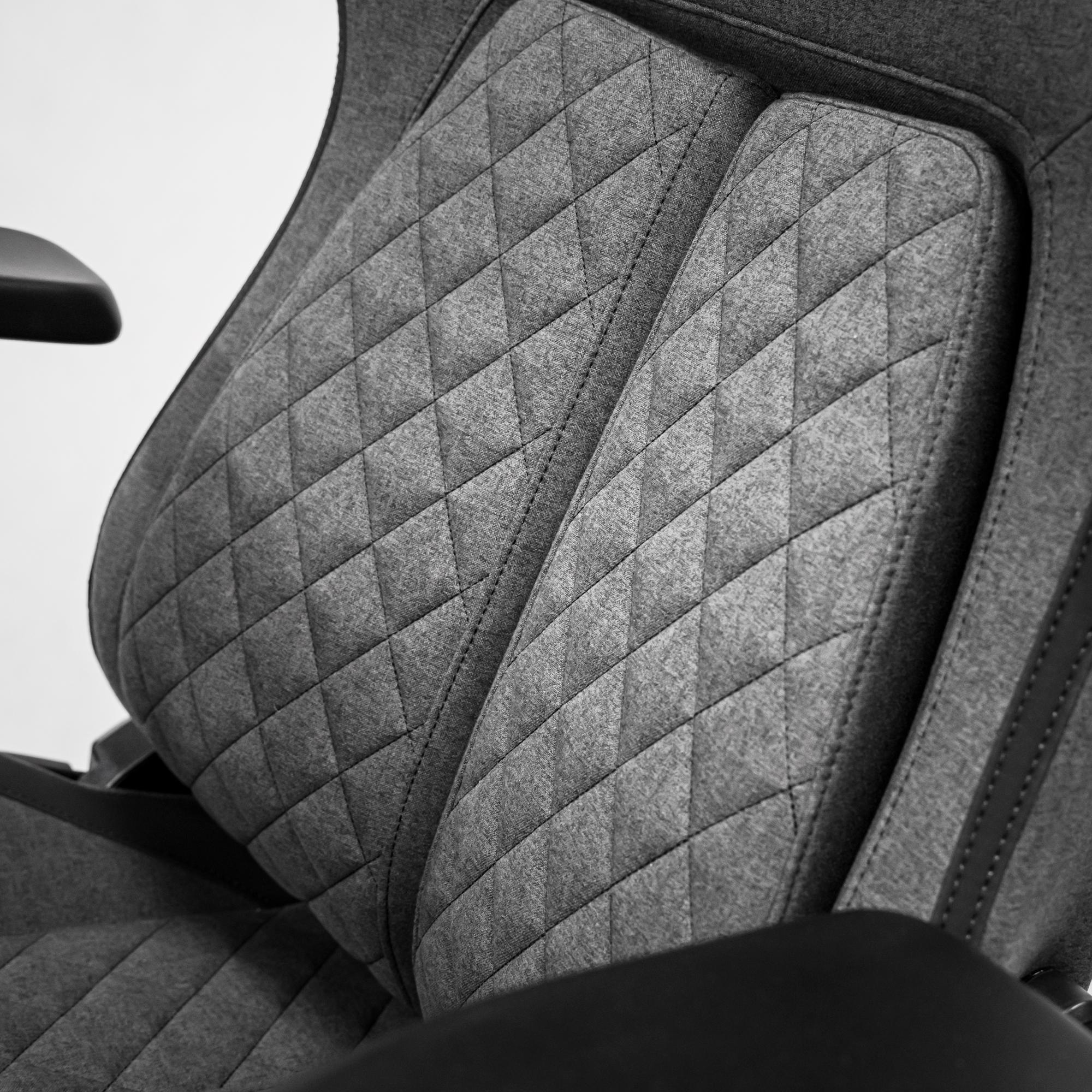 A large main feature product image of BattleBull Crosshair XL+ Gaming Chair - Dark Grey Weave