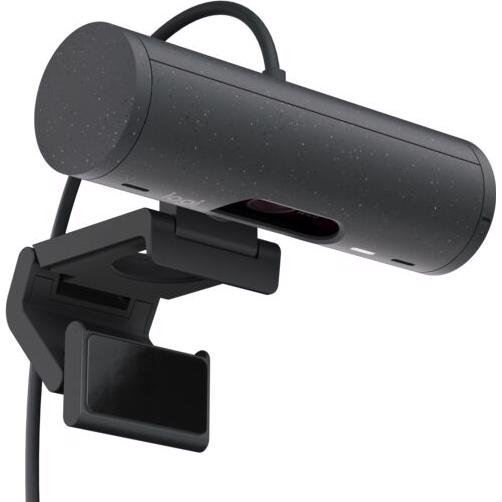 A large main feature product image of EX-DEMO Logitech Brio 500 - 1080p60 Full HD Webcam (Graphite)