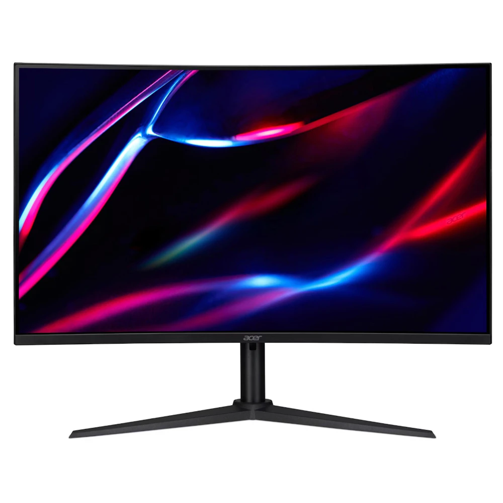 A large main feature product image of EX-DEMO Acer Nitro XZ322QU V3 - 32" Curved 1440p 180Hz VA Gaming Monitor