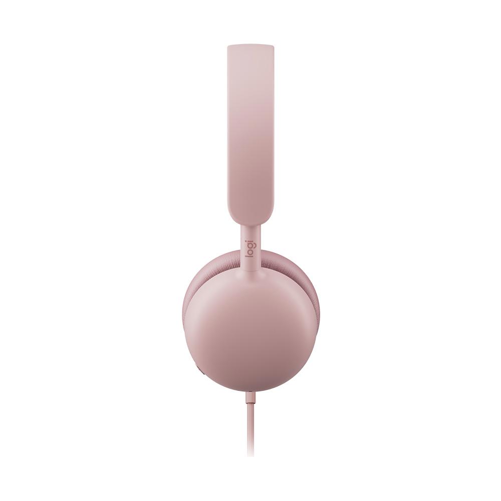 A large main feature product image of Logitech Zone Wired 2 Headset- Rose