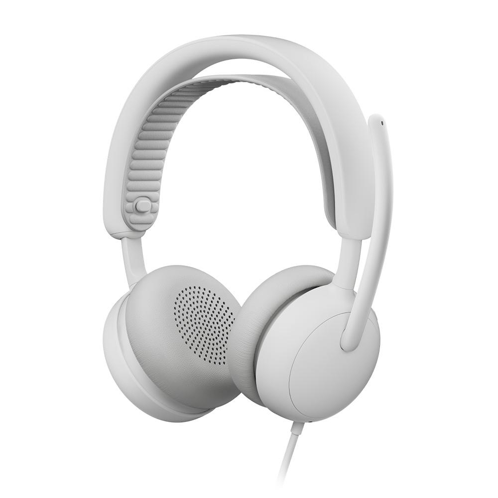 A large main feature product image of Logitech Zone Wired 2 Headset - Off White