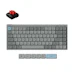 A product image of Keychron J9 - QMK Low-Profile Wireless Mechanical Keyboard - Gray (Red Switch)