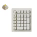 A product image of Keychron V0 Ultra - 8K Wireless Custom Number Pad - Retro (Keychron Silk POM Switch - Banana)