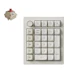 A product image of Keychron V0 Ultra - 8K Wireless Custom Number Pad - Retro (Keychron Silk POM Switch - Red)