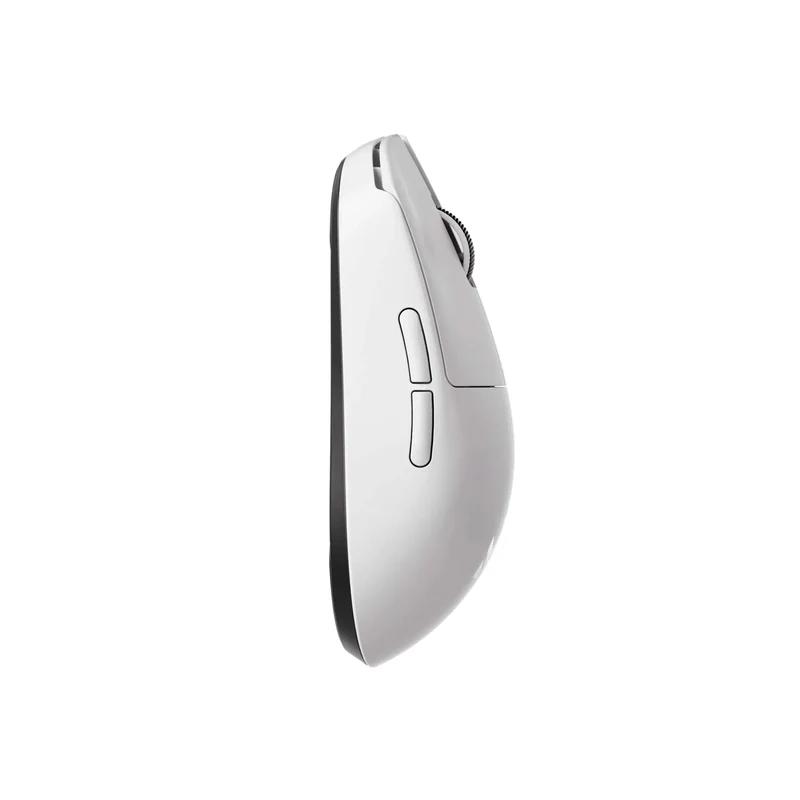 A large main feature product image of MCHOSE L7 Ultra+ 8K Lightweight Wireless Gaming Mouse - White (Kailh Optical Switch)