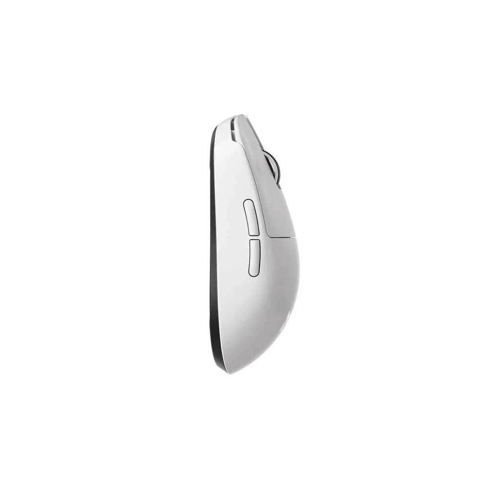 A large main feature product image of MCHOSE L7 Ultra+ 8K Lightweight Wireless Gaming Mouse - White (Kailh Optical Switch)