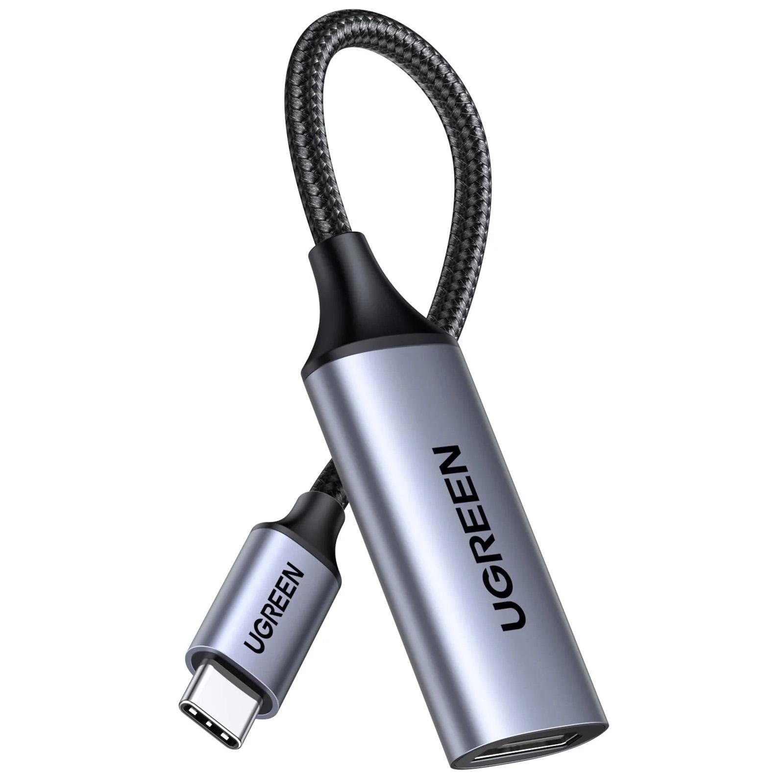 A large main feature product image of UGREEN USB-C to HDMI Adapter