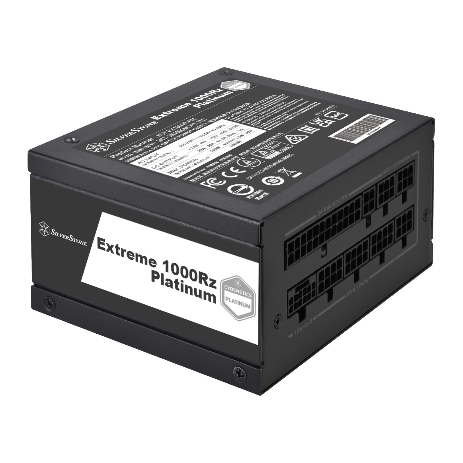 A large main feature product image of SilverStone Extreme Rz 1000W Platinum SFX 4.1 Modular PSU