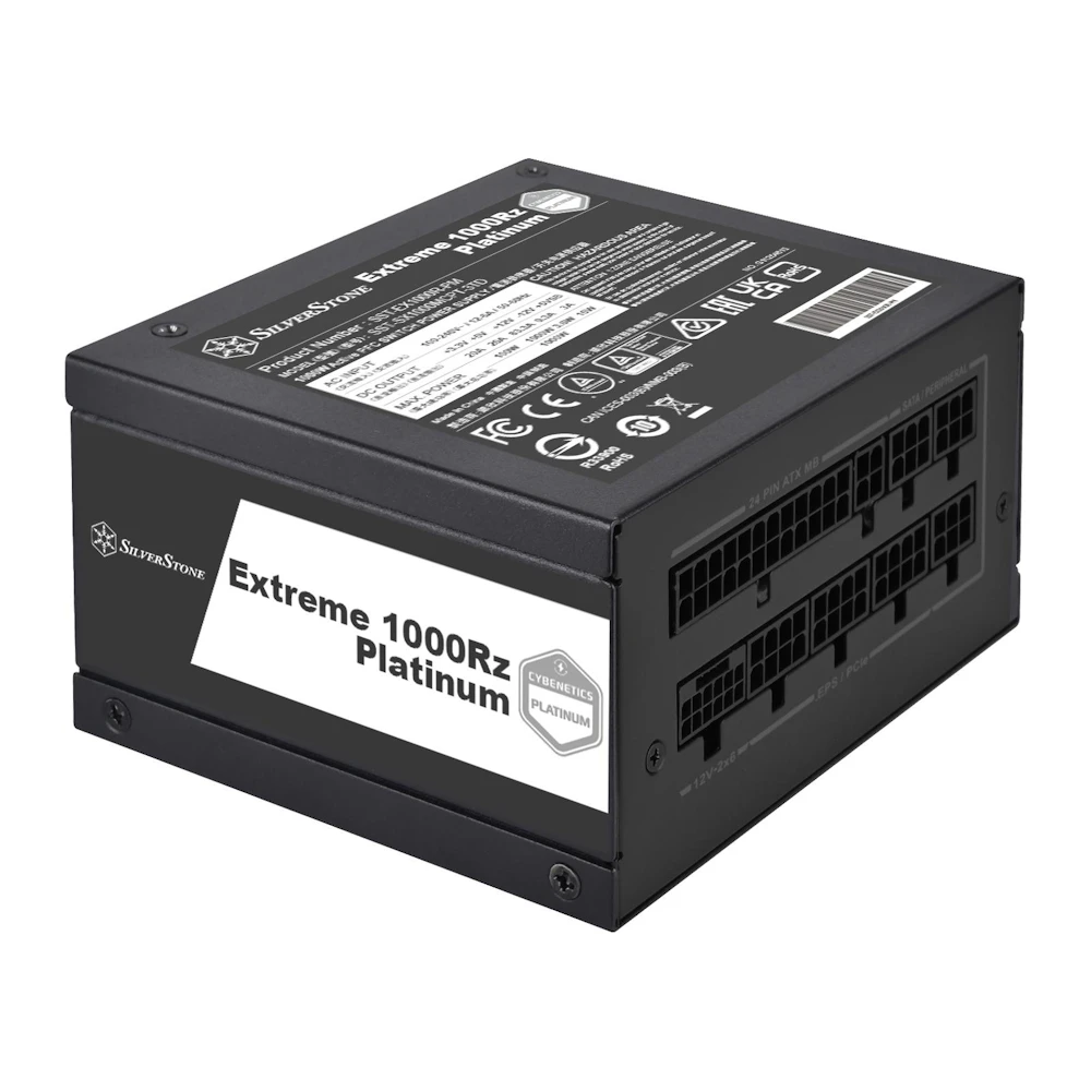 A large main feature product image of SilverStone Extreme Rz 1000W Platinum SFX 4.1 Modular PSU