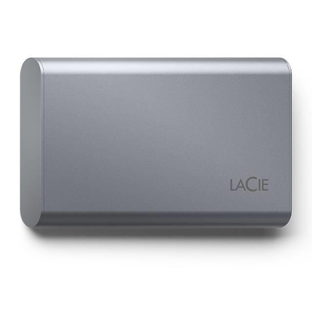 A large main feature product image of LaCie Mobile Secure Portable SSD - 500GB