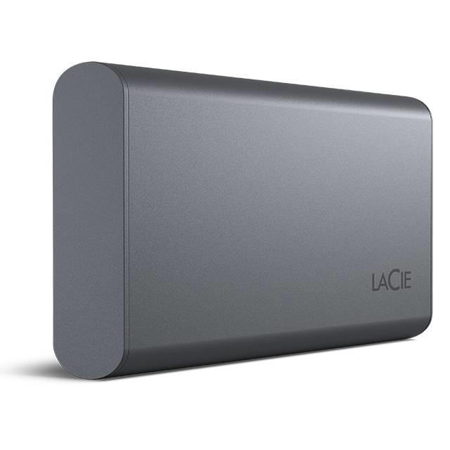 A large main feature product image of LaCie Mobile Secure Portable SSD - 500GB