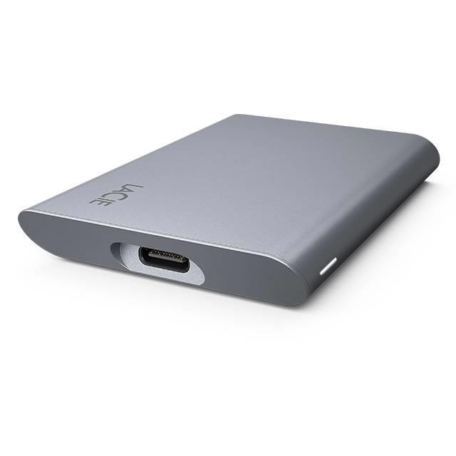 A large main feature product image of LaCie Mobile Secure Portable SSD - 500GB