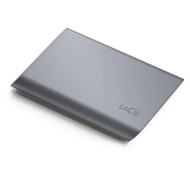 A large main feature product image of LaCie Mobile Secure Portable SSD - 500GB