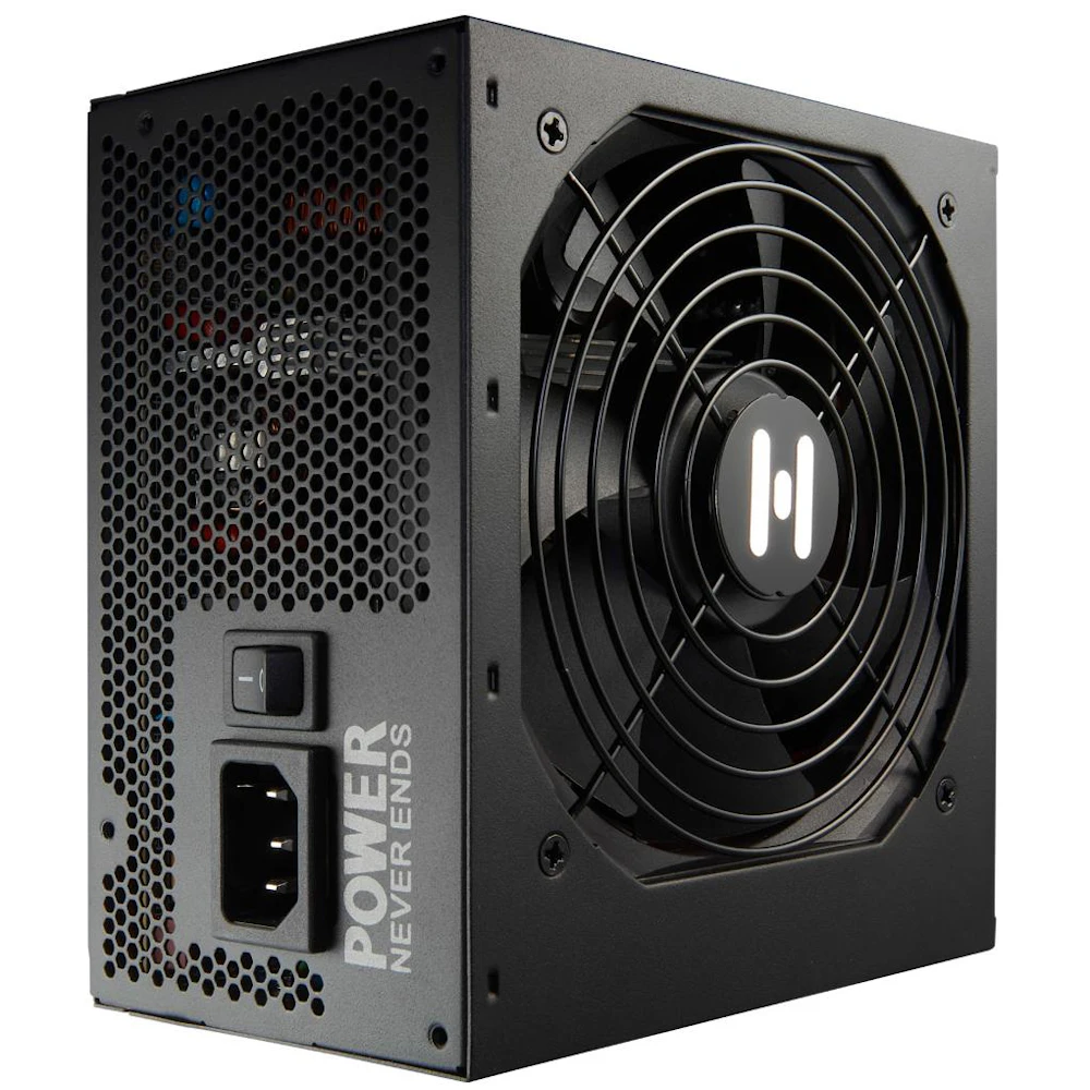 A large main feature product image of EX-DEMO FSP Hydro M PRO 700W Bronze PCIe 5.0 ATX 3.0 Semi-Modular PSU