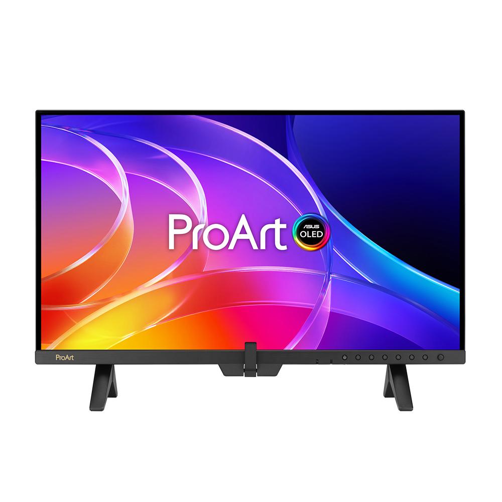 A large main feature product image of ASUS ProArt PA27USD QD-OLED - 27" 4K 2160p 240Hz 0.1ms Professional Monitor