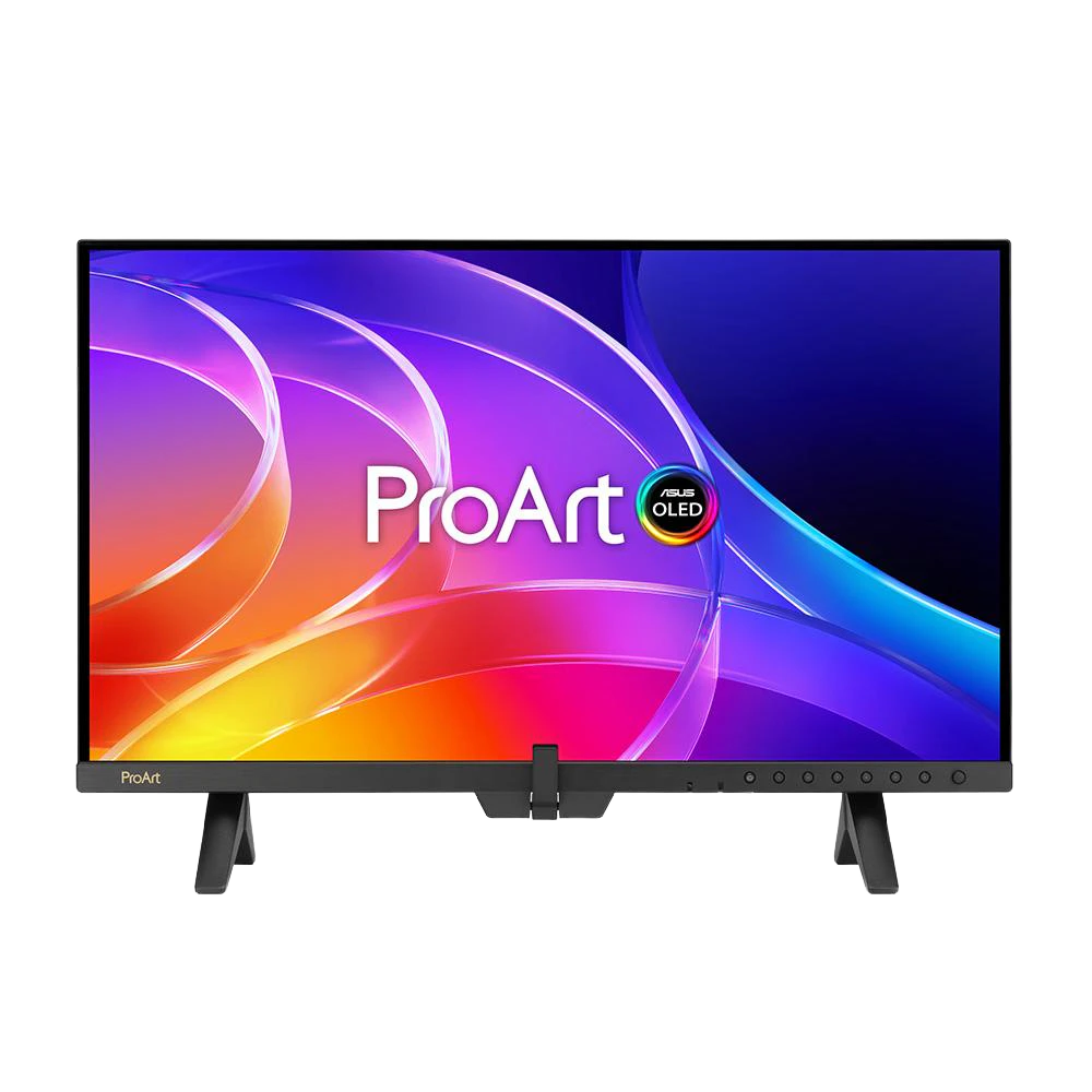 A large main feature product image of ASUS ProArt PA27USD QD-OLED - 27" 4K 2160p 240Hz 0.1ms Professional Monitor