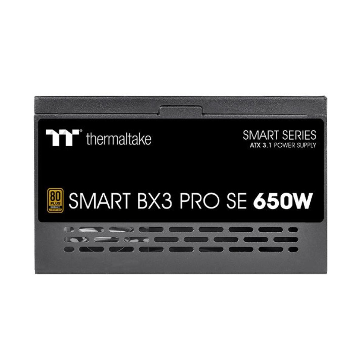 A large main feature product image of Thermaltake Smart BX3 Pro SE 650W ATX 3.1 PCIE5.1 80+ Bronze PSU