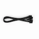 A small tile product image of EX-DEMO GamerChief 12VHPWR 450W 3x8-Pin 45cm Sleeved Extension Cable (Black)