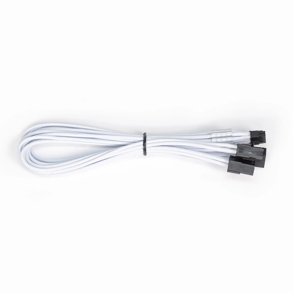 EX-DEMO GamerChief 12VHPWR 450W 3x8-Pin 45cm Sleeved Extension Cable (White)