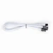 A product image of EX-DEMO GamerChief 12VHPWR 450W 3x8-Pin 45cm Sleeved Extension Cable (White)