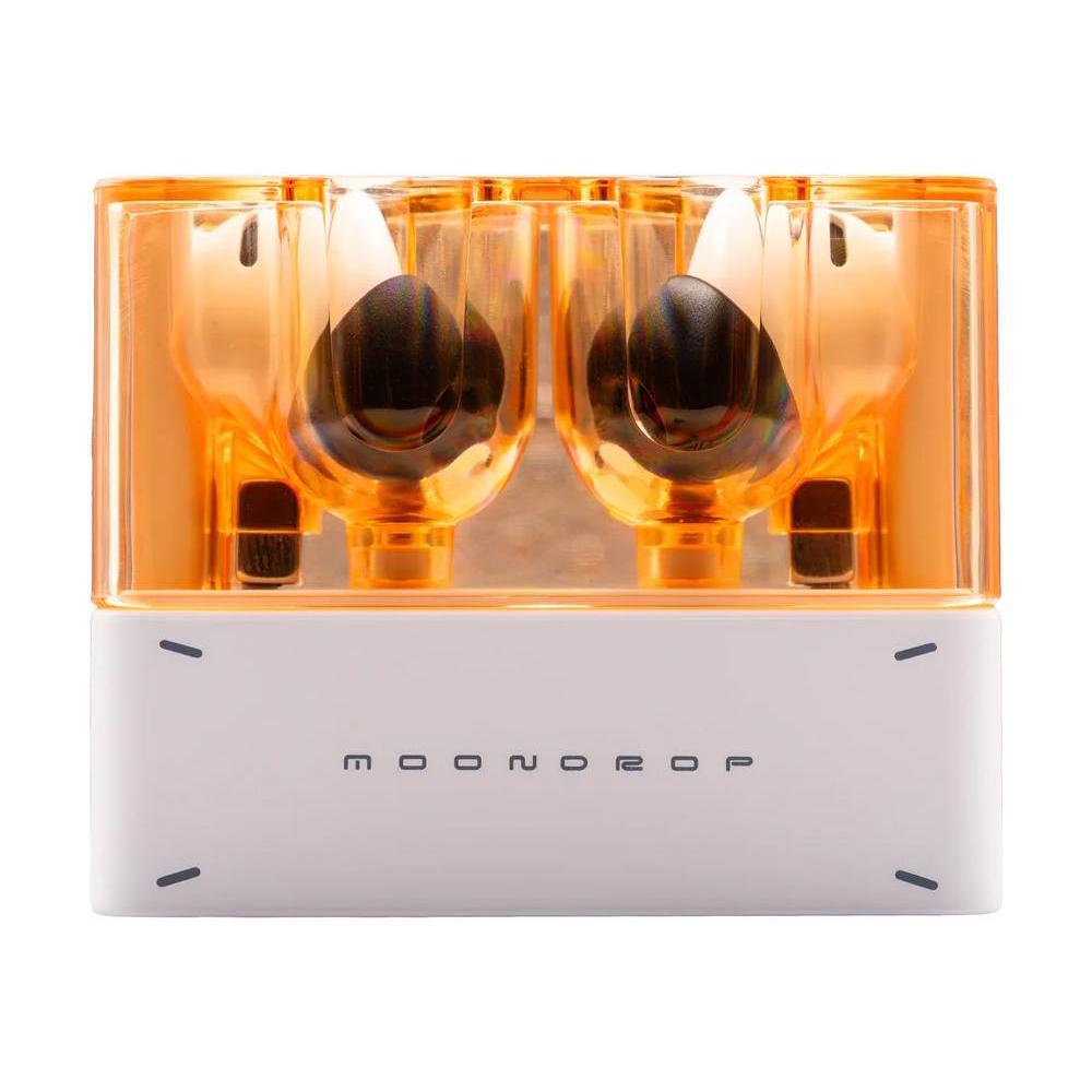 A large main feature product image of Moondrop Space Travel 2 TWS HiFi ANC Noise-Canceling Low-Latency Gaming Wireless Earphone (Orange)