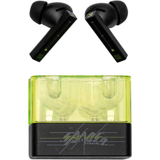 A large main feature product image of Moondrop Space Travel 2 TWS HiFi ANC Noise-Canceling Low-Latency Gaming Wireless Earphone (Green)