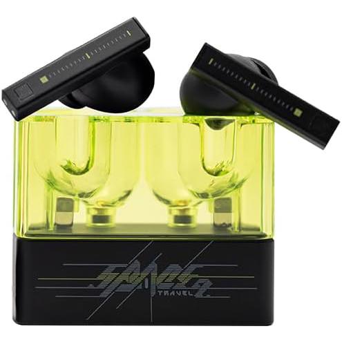 A large main feature product image of Moondrop Space Travel 2 TWS HiFi ANC Noise-Canceling Low-Latency Gaming Wireless Earphone (Green)