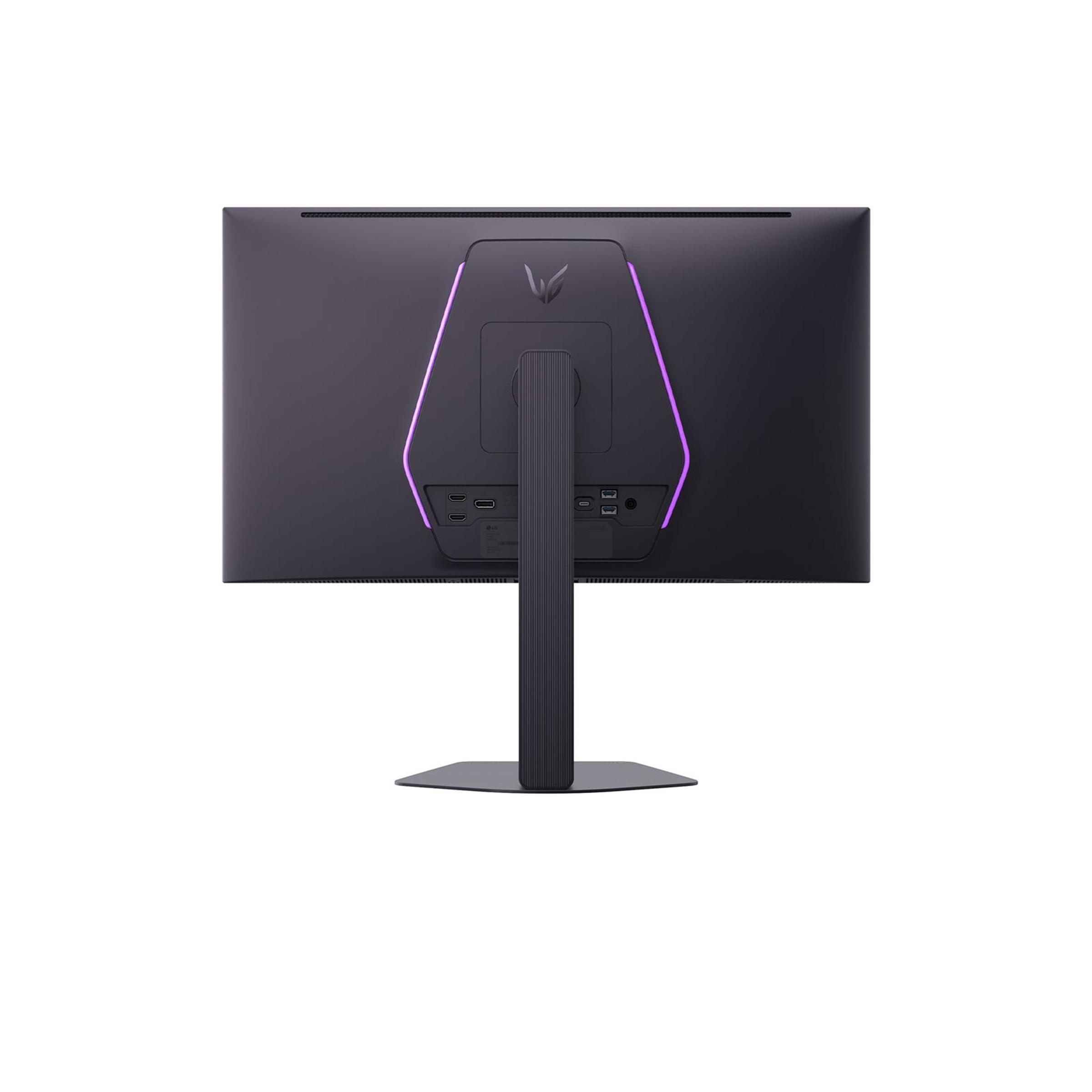 A large main feature product image of LG UltraGear OLED 27GX790B-B - 27" 1440p 540Hz / 720Hz 720p Dual Mode 0.02ms Gaming Monitor