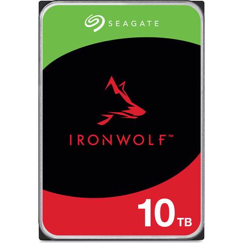 A large main feature product image of EX-DEMO Seagate IronWolf 3.5" NAS HDD - 10TB 256MB