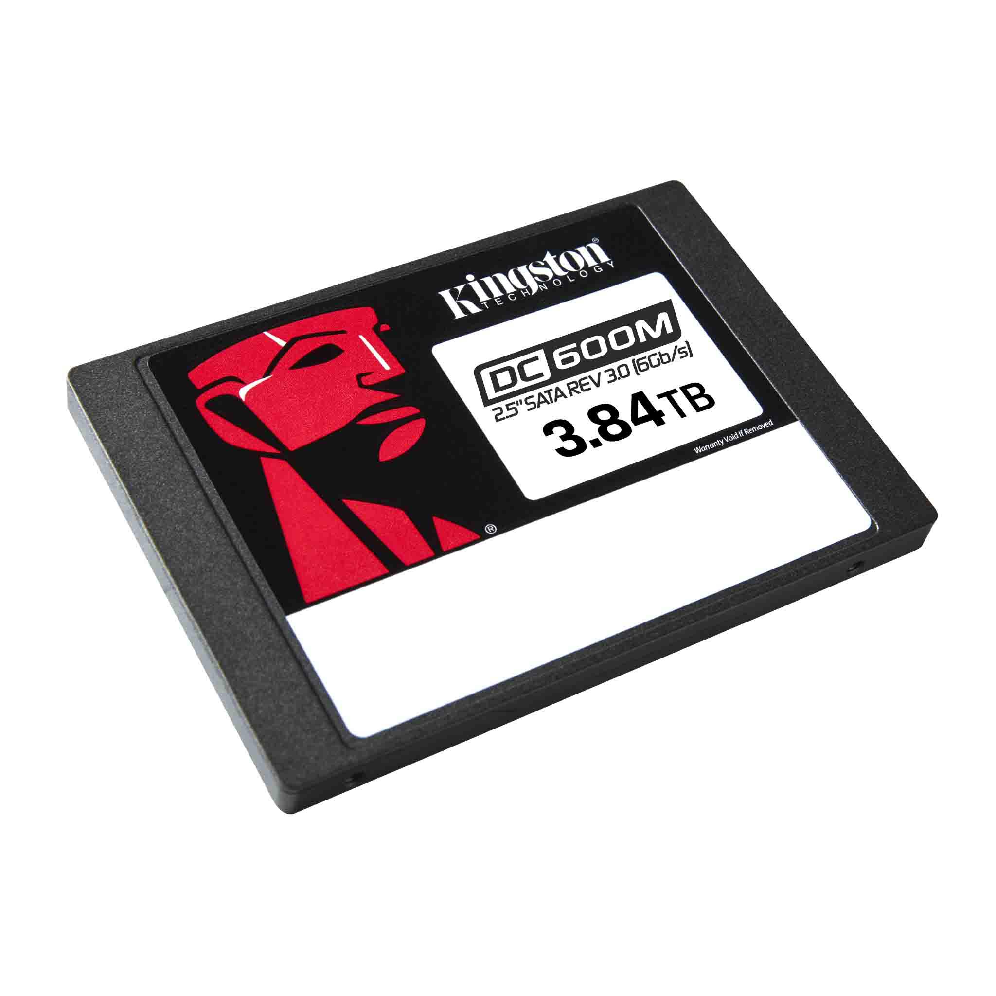 A large main feature product image of Kingston Enterprise DC600M 2.5" SATA III SSD - 3.84TB