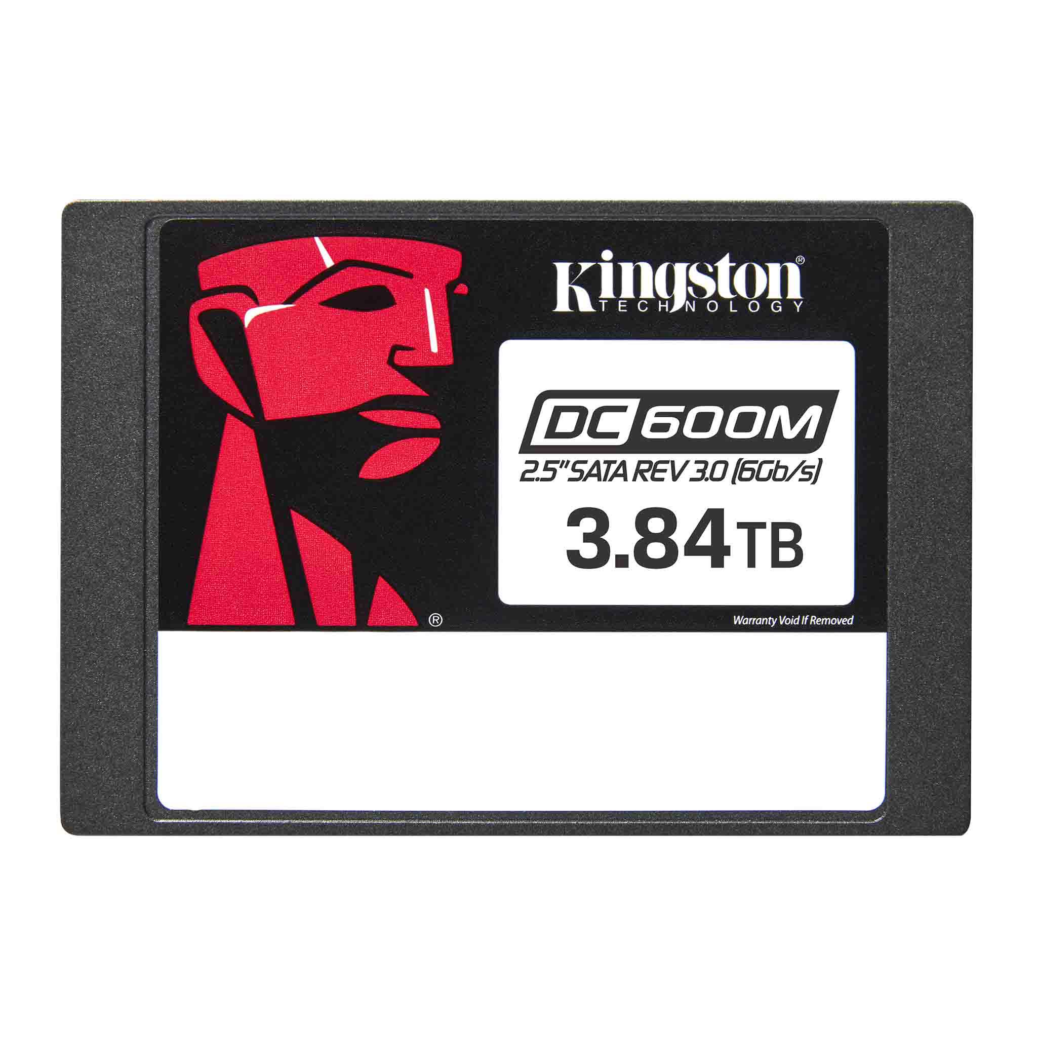 A large main feature product image of Kingston Enterprise DC600M 2.5" SATA III SSD - 3.84TB