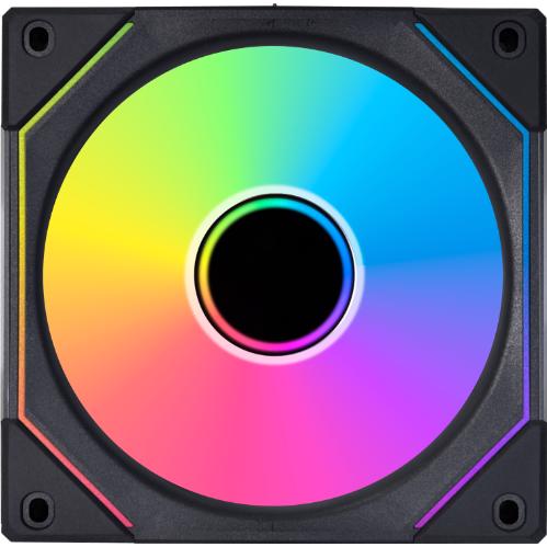A large main feature product image of EX-DEMO Lian Li UNI FAN SL120 Infinity - 120mm Modular Fan (Black)