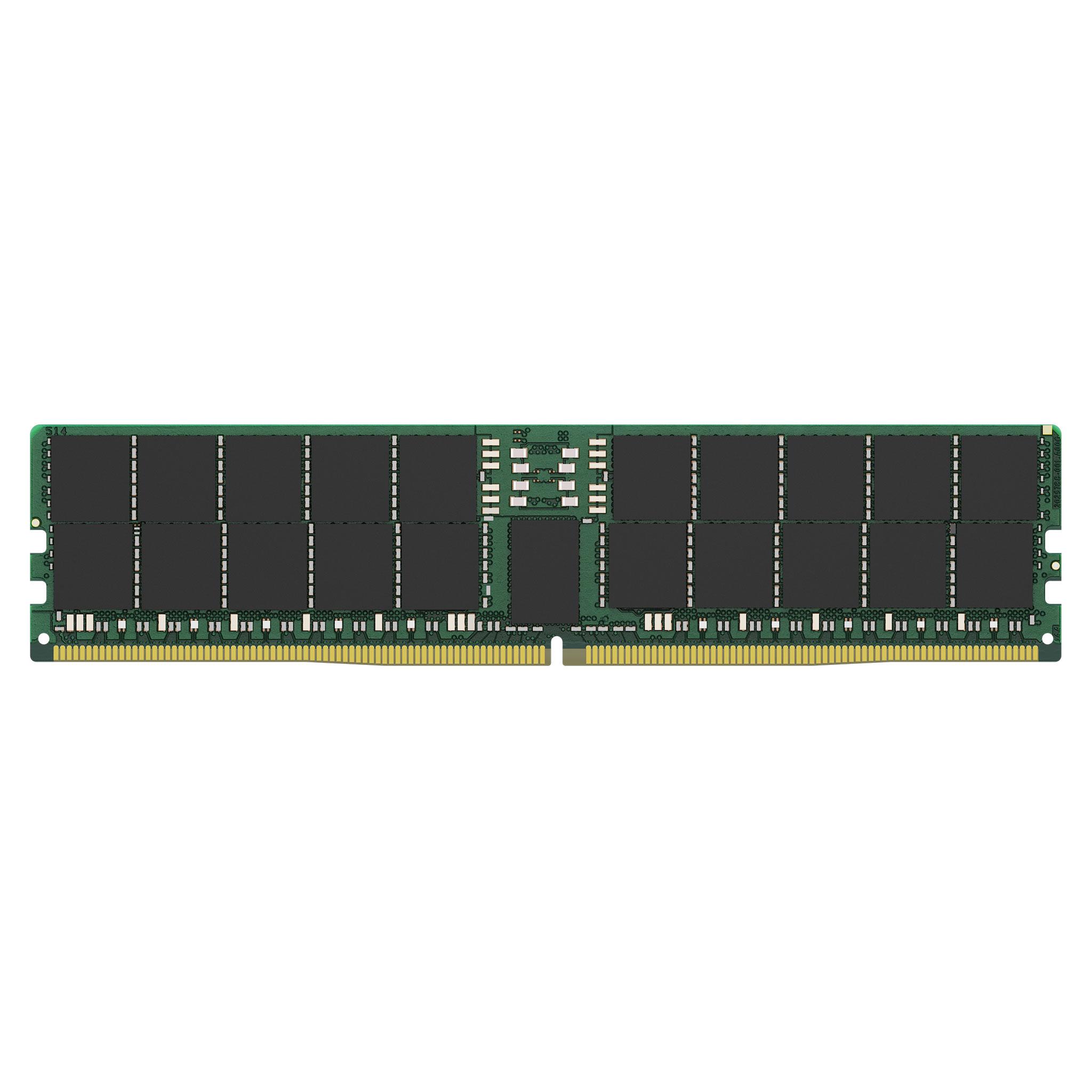 A large main feature product image of Kingston Server Premier 64GB Single (1x64GB) DDR5-5600 C46 ECC
