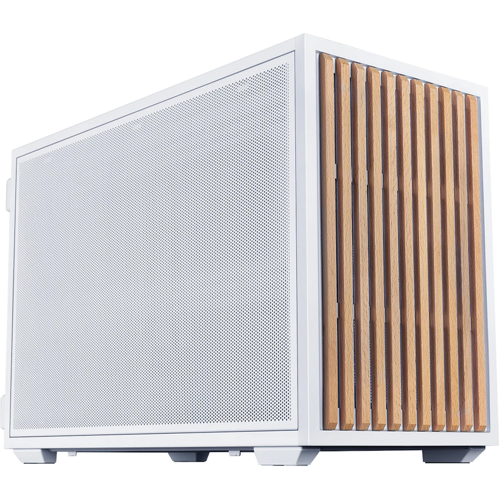 Lian Li DAN-B4 Wooden 21.3L Compact mATX Case (White)