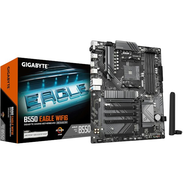Gigabyte B550 EAGLE WIFI6 AM4 ATX Desktop Motherboard