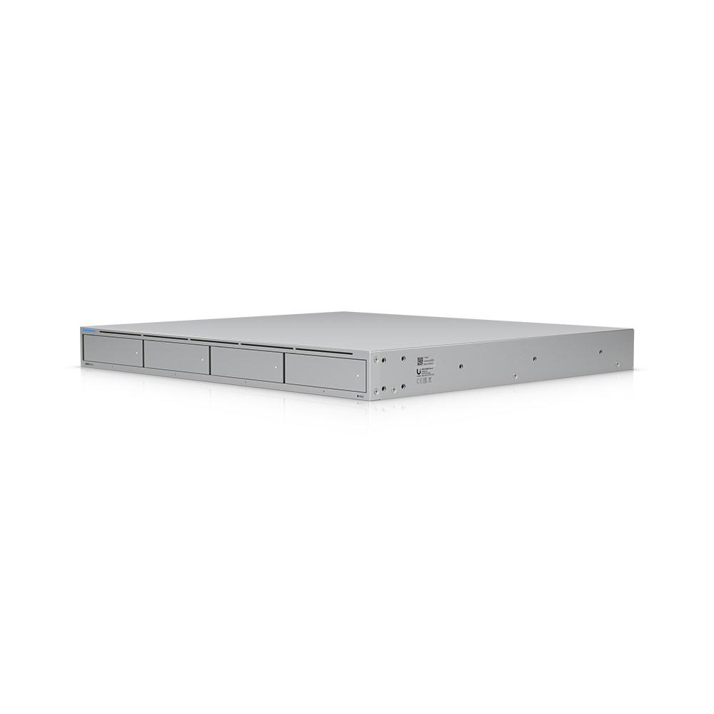 A large main feature product image of Ubiquiti UNAS Pro 4 1U Rack-mount 4-Bay NAS Server