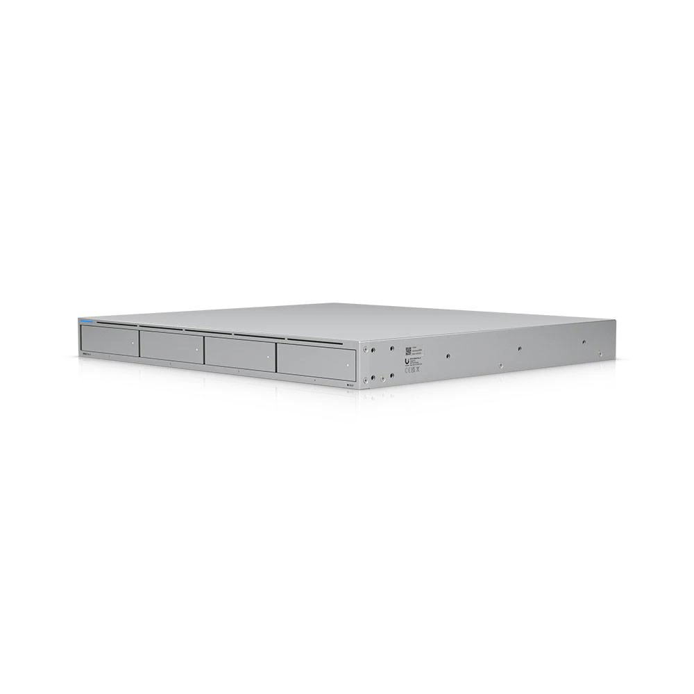 A large main feature product image of Ubiquiti UNAS Pro 4 1U Rack-mount 4-Bay NAS Server